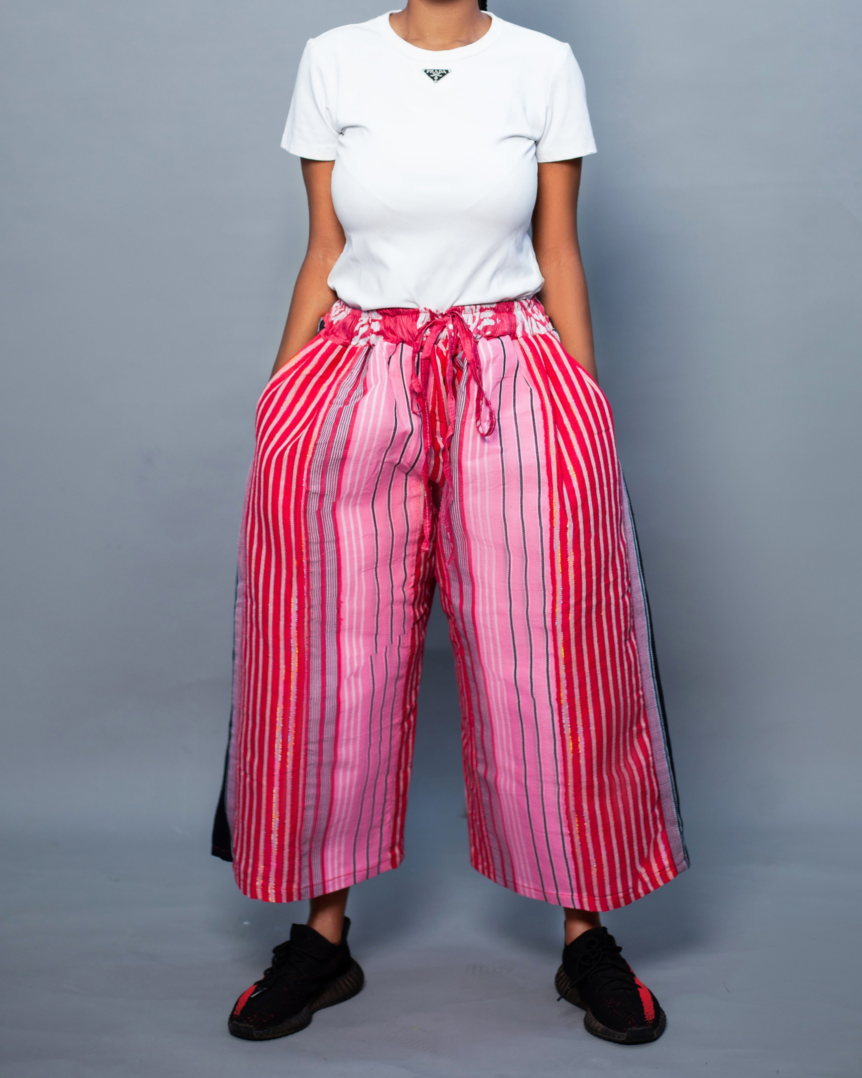 Pantalon Large Unisexe (Rose Fusion) – Collection EGOUNGOUN