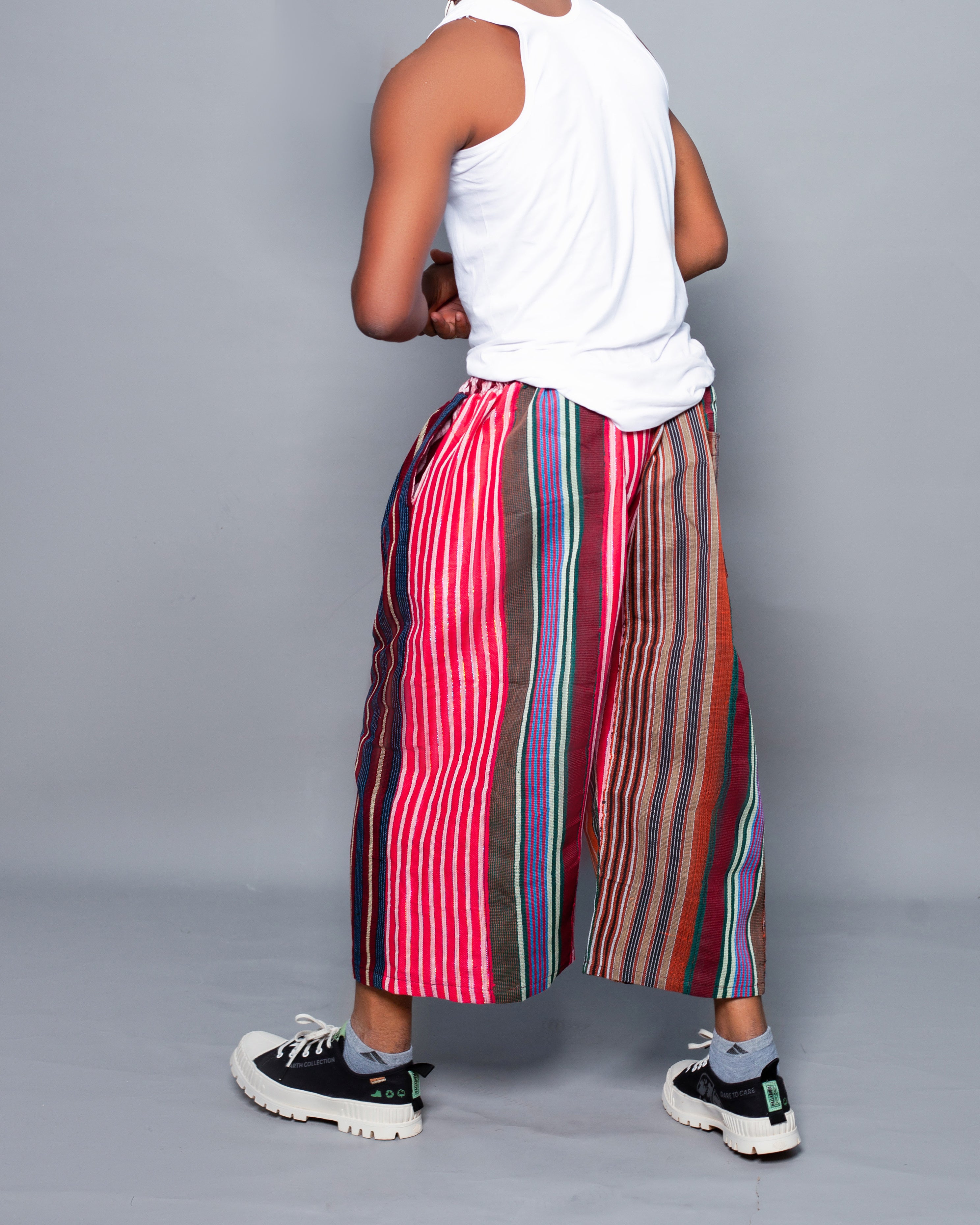 Pantalon Large Unisexe (Rose Fusion) – Collection EGOUNGOUN