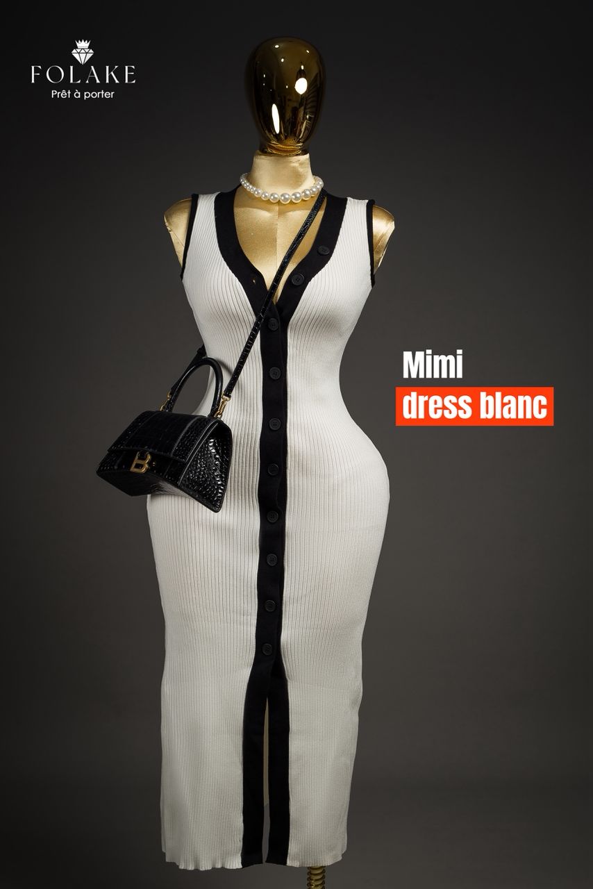 Mimi Dress Blanc